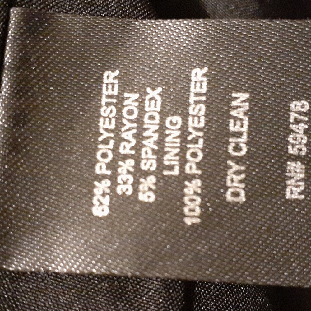 NWOT Savile Row Co black tailored 3/4 vest - Picture 5 of 5